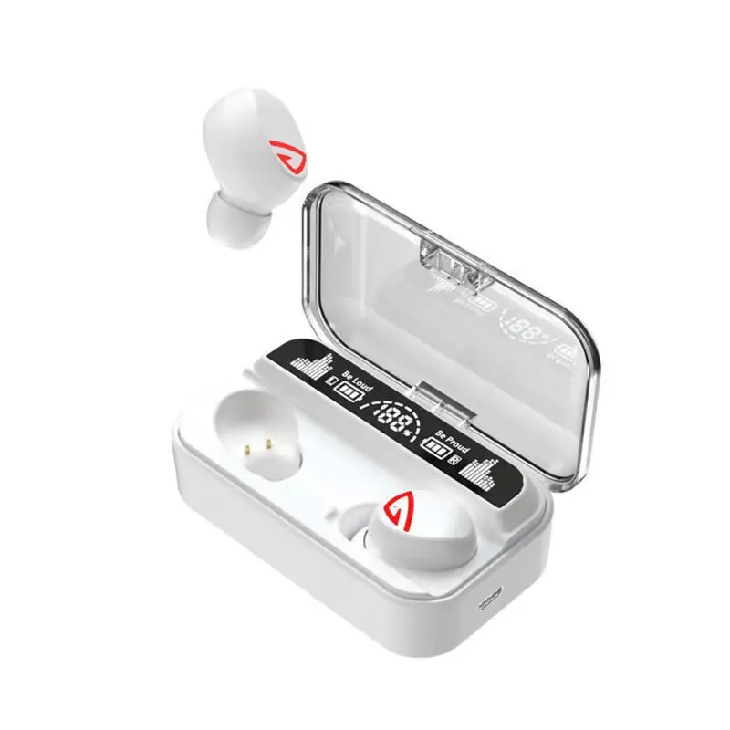 Tws मिनी Headphones एलईडी प्रदर्शन वायरलेस Headsets ब्लूटूथ Earbuds