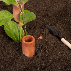 BESTCERA Dispositifs d'arrosage réutilisables pour plantes, Pics d'arrosage auto-irrigants avec réservoir d'<span class=keywords><strong>eau</strong></span>, Pot en terre cuite auto-arrosant en argile - Product Image 5