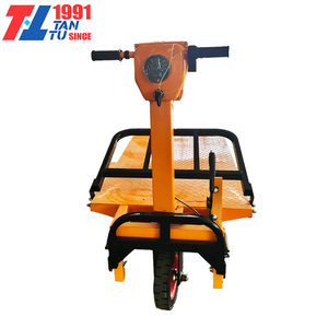 Elektrischer Edelstahl-Plattformwagen, Tragbarer Lagerhaus-Handwagen, Flachbett-Transportwagen für Schwerlast, Leistungsstark, OEM - Product Image 5