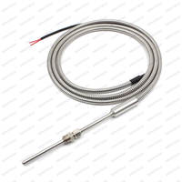 Sonda de doble Chip personalizada, Sensor de temperatura RTD PT100 Clase B con rosca M12