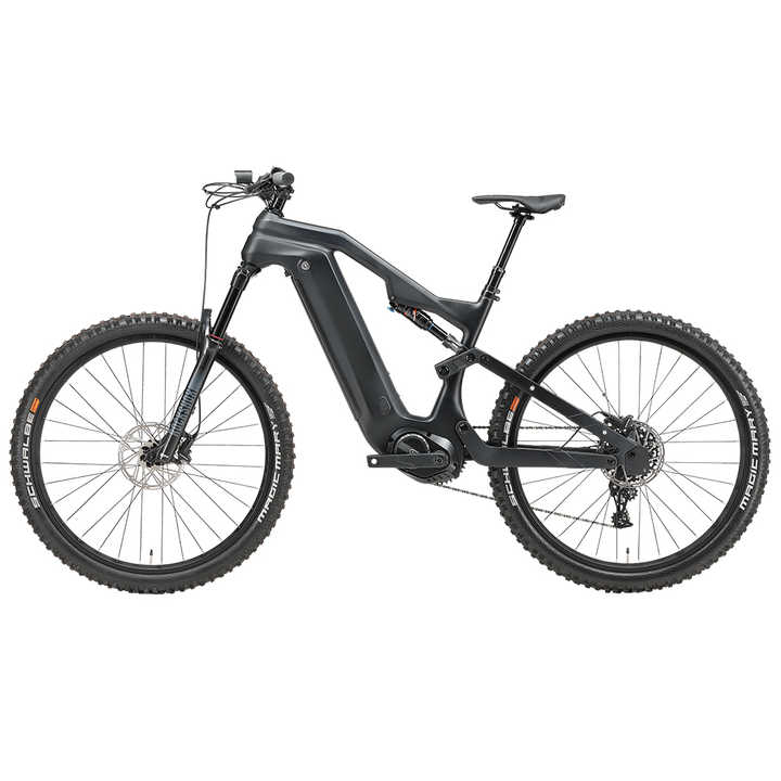 Luxury full suspension carbon fiber electric mountain bike for adult