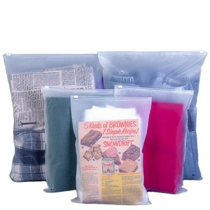 Bolsas de Almacenamiento de Ropa Reutilizables para Viaje, Bolsa de Plástico con Cierre para Ropa y Zapatos, Bolsas Ziplock Esmeriladas para Ropa - Product Image 5