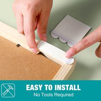 Bandes adhésives double face sans résidus, grandes bandes pour accrocher des tableaux dans la salle de bain, bandes pour tableaux activées par l'eau, sensibles à la pression