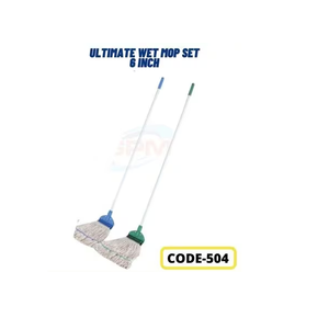 Juego de Mopa Húmeda para Limpieza de Pisos, Diseñado para una Limpieza Eficiente de Pisos Húmedos en Hogares, Oficinas, Espacios Comerciales e Industriales - Product Image 6