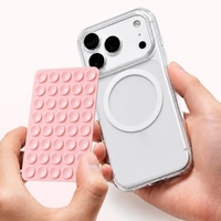 40 unidades de ventosas de silicona para teléfono, soporte de agarre para celular con ventosa de silicona de doble cara