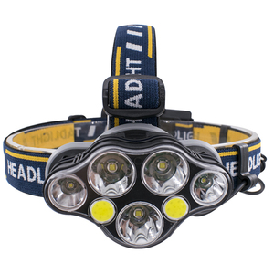 Super brillante 8LED USB recargable <span class=keywords><strong>cabeza</strong></span> lámpara T6 Cob rojo al aire libre <span class=keywords><strong>de</strong></span> alta potencia impermeable Camping <span class=keywords><strong>linterna</strong></span> - Product Image 2