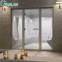 Fanlan Moderne, Cabine de vapeur 4 personnes, 11 kW, Infrarouge lointain, Acrylique, Design traditionnel, Puissance 6 kW