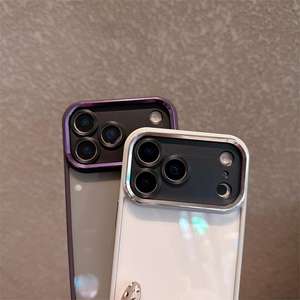 Funda para iPhone 17 Pro, acrílica con ranuras, funda protectora completa a prueba de golpes - Product Image 3