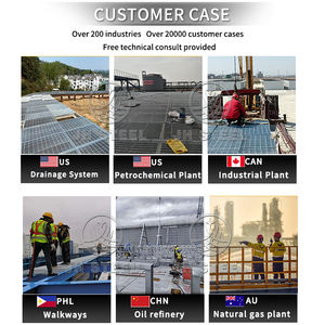 Harga parutan baja galvanis disesuaikan beban tinggi antiselip baja tahan karat kisi jalan masuk - Product Image 6