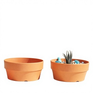 Macetas Redondas de Plástico para Suculentas, con Drenaje, Contenedor Pequeño para Plantas, Ecológico, para Centros Comerciales - Product Image 3