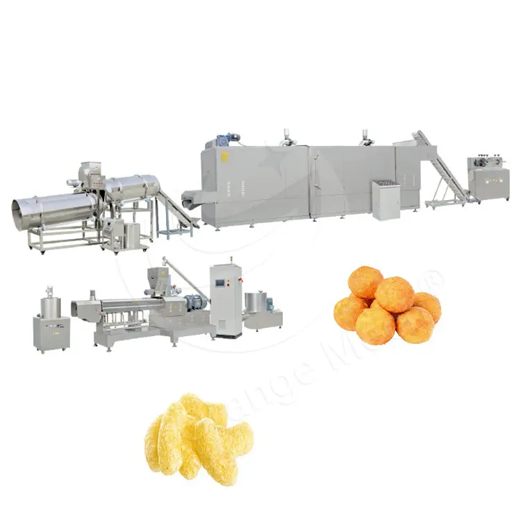 ORME Fully Automatic Cheap Product Mini Corn Puff Ring Snack Make Machine Twin Screw Extruder for Snack