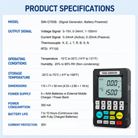 Multifunctional Signal Generator 4-20mA 0-10V Calibrator Pump Water Treatment PLC Control Cabinet Commissioning Process Testing