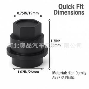 <b>Plastic</b> <b>Wheel</b> Nut Caps 24mm For Gm Chevrolet Automotive Dustproof Rustproof Replacement Parts - Product Image 2