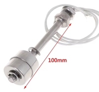 Capteur de niveau de liquide à flotteur en acier inoxydable pour réservoir, double flotteur à bille, capteurs de débit pour réservoir et piscine