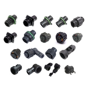 High Quality TE-AMP 1718230-4 1-967325-1 Auto Connector 2/3/4/7Pin Male&Female Waterproof <b>Wire</b> Harness <b>Electric</b> Terminal Reelhon - Product Image 1