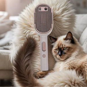 Spazzola elettrica per la toelettatura a vapore 3-in-1-strumento di controllo per massaggio e spargimento per cani e gatti - Product Image 5