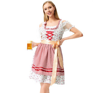 Vestido de cerveza estampado para damas Vestido de Oktoberfest Vestido de sirvienta bávara en Munich, Alemania - Product Image 4