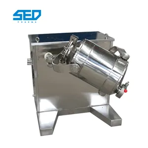 Automatic Commercial Three Dimensional Milk Powder Mixer Chemical Mixing Machine