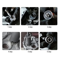 Kit d'outils de démontage de roulement intérieur de moto 12 pièces 9-23mm extracteurs de roulement bricolage et extracteur OEM/ODM Support personnalisé