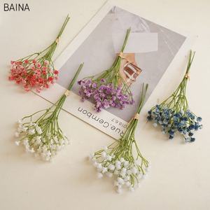 Delicada gran oferta de flores de aliento de bebé de seda Real Touch, ramo de Gypsophila para decoración de <span class=keywords><strong>Casa</strong></span> de boda, característica simulada - Product Image 6