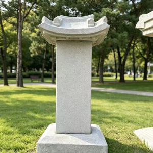 <span class=keywords><strong>Stèle</strong></span> commémorative en granit <span class=keywords><strong>de</strong></span> style pavillon coréen, gravée sur mesure, pour cimetière et jardin - Product Image 1