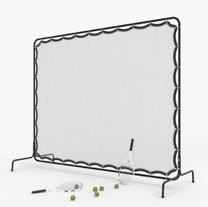 Rete da <span class=keywords><strong>Tennis</strong></span> Rimbalzante Portatile Regolabile 9x7 Piedi, Attrezzatura per Campo da <span class=keywords><strong>Tennis</strong></span>, Equipaggiamento per Allenamento <span class=keywords><strong>di</strong></span> Pallavolo per Giocatori <span class=keywords><strong>di</strong></span> <span class=keywords><strong>Tennis</strong></span> - Product Image 1