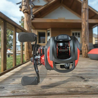 HASIDA OEM TA Moulinet de Baitcasting à Frein, Engrenages Principaux Usinés CNC de Précision, 5+1BB-9+1BB, pour la Pêche en Courant Continu en Rivière et en Lac, Disponible en Plastique