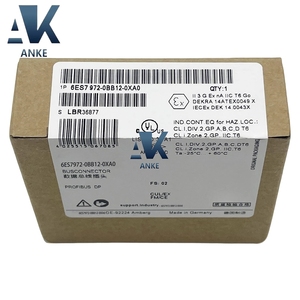 Original 6ES7972-0BB12-0XA0 PROFIBUS Bus Connector With PG Socket for Network <b>Termination</b> and Expansion in Stock - Product Image 1