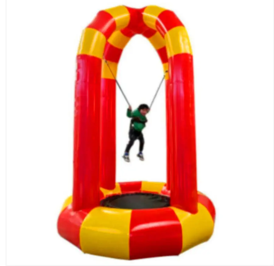 Sẵn Sàng Để Vận Chuyển 16 'Duy Nhất Kín Khí Inflatable Bungee Trampoline/Bungee Nhảy Giá Trò Chơi Với Harness Để Bán