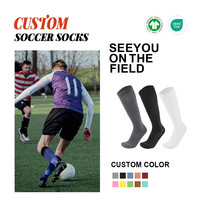 Chaussettes de compression respirantes et absorbantes en bambou/polyester/spandex tricotées sur mesure pour hommes, femmes et jeunes (15-20 mmHg)