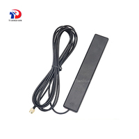 Antena de Parche de Alta Ganancia de 8dBi NB-IOT Adhesiva SMA-Macho para Radio FM, Automóvil, Gsm, Gprs, WiFi, Lte, 4G