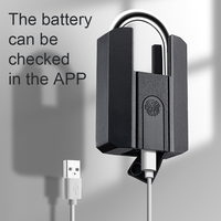 Déverrouillage par application Cadenas intelligents étanches IP67 avec empreintes digitales pour armoire à vélo et utilisation en extérieur