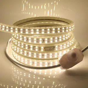 Hoge Efficiëntie 3000K Warm Wit 8Mm Breedte 200lm/W 24Volt Dot Gratis Wit Dimbaar 2835 Smd led Strip Verlichting