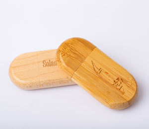 Meilleure vente Boîte en bois Usb 8 Go en bois avec logo gravé personnalisé 32 Go 64 Go Clé USB en bois - Product Image 3