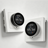 Termostato Inteligente RKHK de 16A para Calefacción por Suelo Radiante, Programable Diariamente, con Iconos Coloridos ℃   y ℉   Pantalla