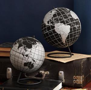 Hot Bán Nút Chai Globe Travel Trang Trí Nội Thất Bản Đồ Thế Giới Với Cơ Sở Thép Không Gỉ Hàng Thủ Công Bằng Gỗ Đồ Trang Trí Nhà - Product Image 4
