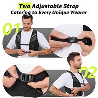 Stock 10L Gilet de course à pied ultra-léger de grande capacité Sac à dos d'hydratation pour le cyclisme la randonnée le marathon