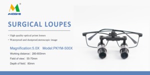 Loupes médicales série PKYM, Loupes dentaires, Loupes médicales, Grossissement 4X 5X 6X, Type universel <span class=keywords><strong>Kepler</strong></span> rabattable pour usage dentaire et chirurgical - Product Image 5