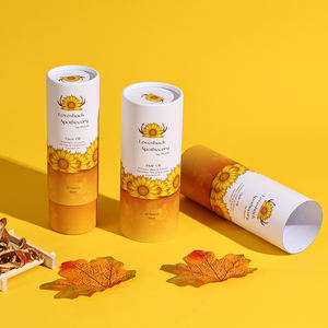 Boîte de tube rond d'emballage de cylindre de qualité alimentaire personnalisée Tube de papier Kraft Push UP personnalisé - Product Image 6