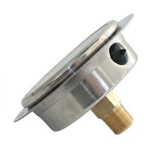 Vente directe usine Y75ZT Manomètre hydraulique industriel à bride haute précision en acier inoxydable - Product Image 5