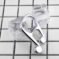 Décapsuleur manuel personnalisé en alliage de zinc nickelé, écologique, en forme de note de musique, petit pendentif clé créatif et mignon