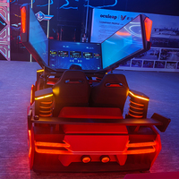 Simulador de Carreras 3D 2026, Nuevo Simulador de Conducción con Movimiento F1 de 3 Pantallas, Simulador de Auto de Realidad Virtual, Máquina de Juegos de Arcade VR