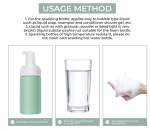 Dispensador de jabón espumoso para viaje, botellas de espuma vacías, rellenables, 3,4 Oz (100ML) - Product Image 5