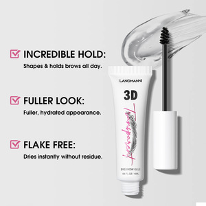 <span class=keywords><strong>Gel</strong></span> de <span class=keywords><strong>Cejas</strong></span> 2 en 1 de Doble Punta a Prueba de Agua de Marca Privada, Crema Estilizadora de <span class=keywords><strong>Cejas</strong></span> 3D Naturales y Salvajes, Esencia Vegana de Larga Duración para <span class=keywords><strong>Cejas</strong></span> - Product Image 3