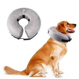 <span class=keywords><strong>Collar</strong></span> Inflable Antimordeduras para Perro, Accesorios para Perros, Gatos, Recuperación de Cuello, Heridas, Protección, Isabelino - Product Image 3