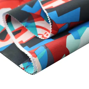 100% polyester fabric printing custom PVC PU PE coated Oxford cloth for school bag