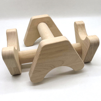 GRASSFIT Gymnastique Exercice Fitness Workout Parallèles en bois Paralettes Barres Bois de hêtre Poignées Push Up Stand Bar