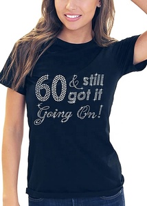 <span class=keywords><strong>T</strong></span>-shirts d'é<span class=keywords><strong>t</strong></span>é pour femmes avec <span class=keywords><strong>strass</strong></span> brillants Casual Bling Tee Tops en 3D Print Plaid Design - Product Image 5