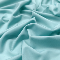 Tissu en nylon et élasthanne tricoté en trame, uni, léger, semi-brillant et respirant, en stock, pour sous-vêtements féminins, lingerie, robes et jupes