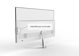 Nhà Máy Giá All-in-One chơi game máy tính để bàn PC 24 "Intel Core I7 16GB DDR4 RAM 512GB SSD-OLED hiển thị USB giao diện IPS Bảng điều chỉnh 2GB - Product Image 3